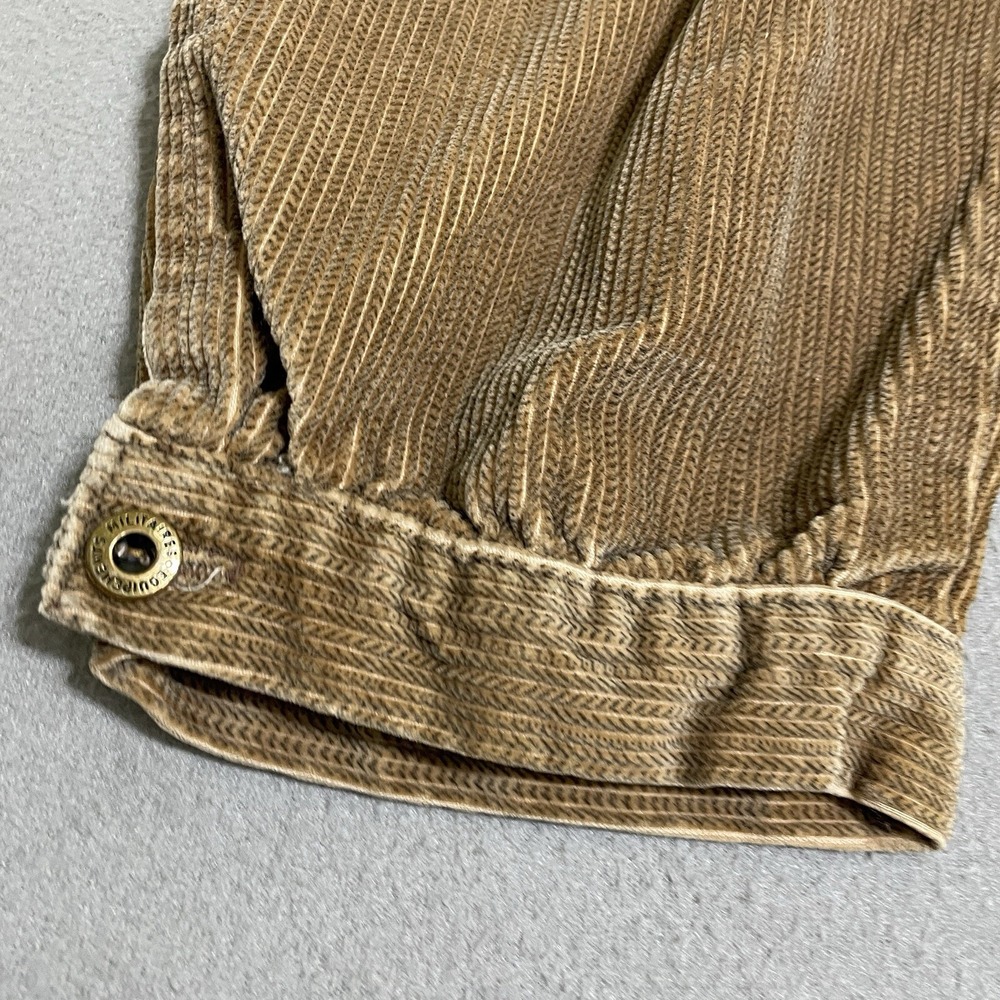 Vtg Womens Corduroy Pants Knickers Tan Cropped Equestrian Talon Zipper Sz 11 - Picture 3 of 16